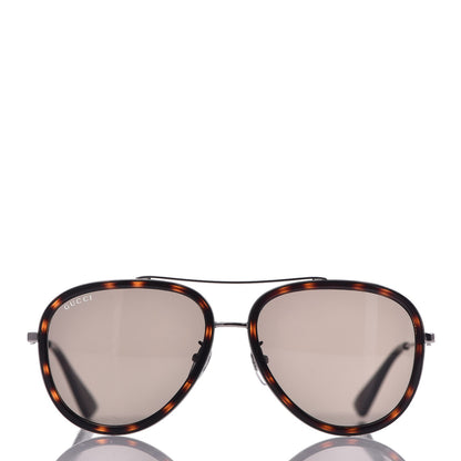 Gucci Aviator Sunglasses GG0062S Tortoise 2 of 8