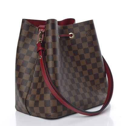 Louis Vuitton Damier Ebene Neonoe MM Cherry Berry 3 of 11