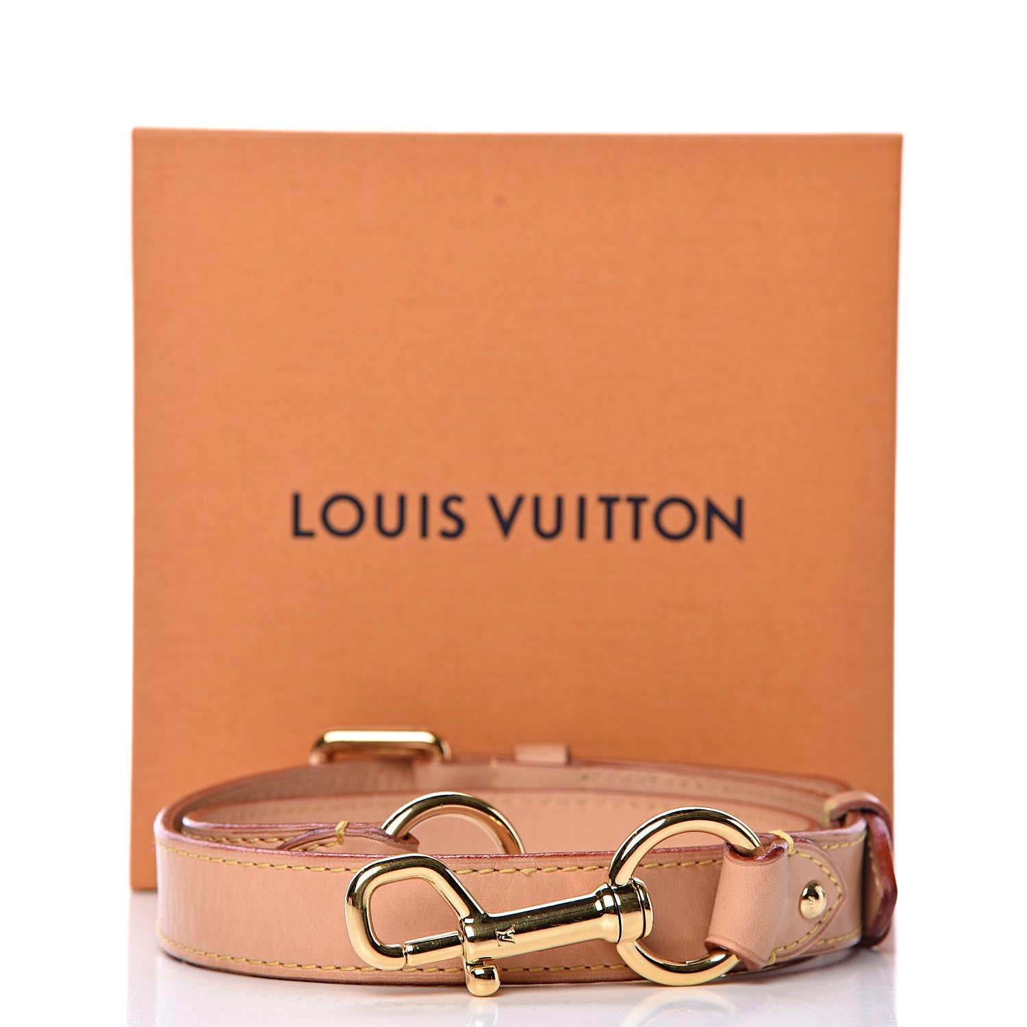 Louis Vuitton Vachetta 25mm Adjustable Shoulder Strap VVN 4 of 4