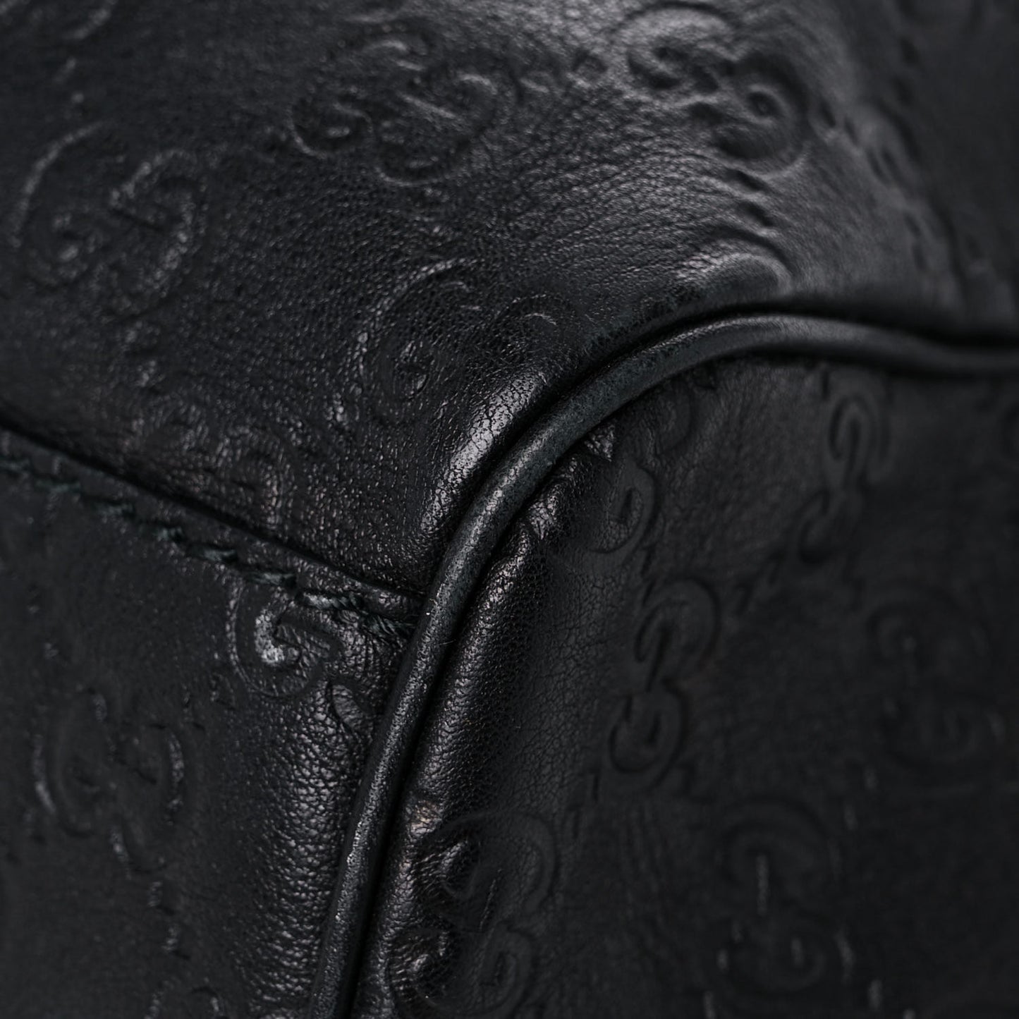 Guccissima Medium Sukey Tote Black