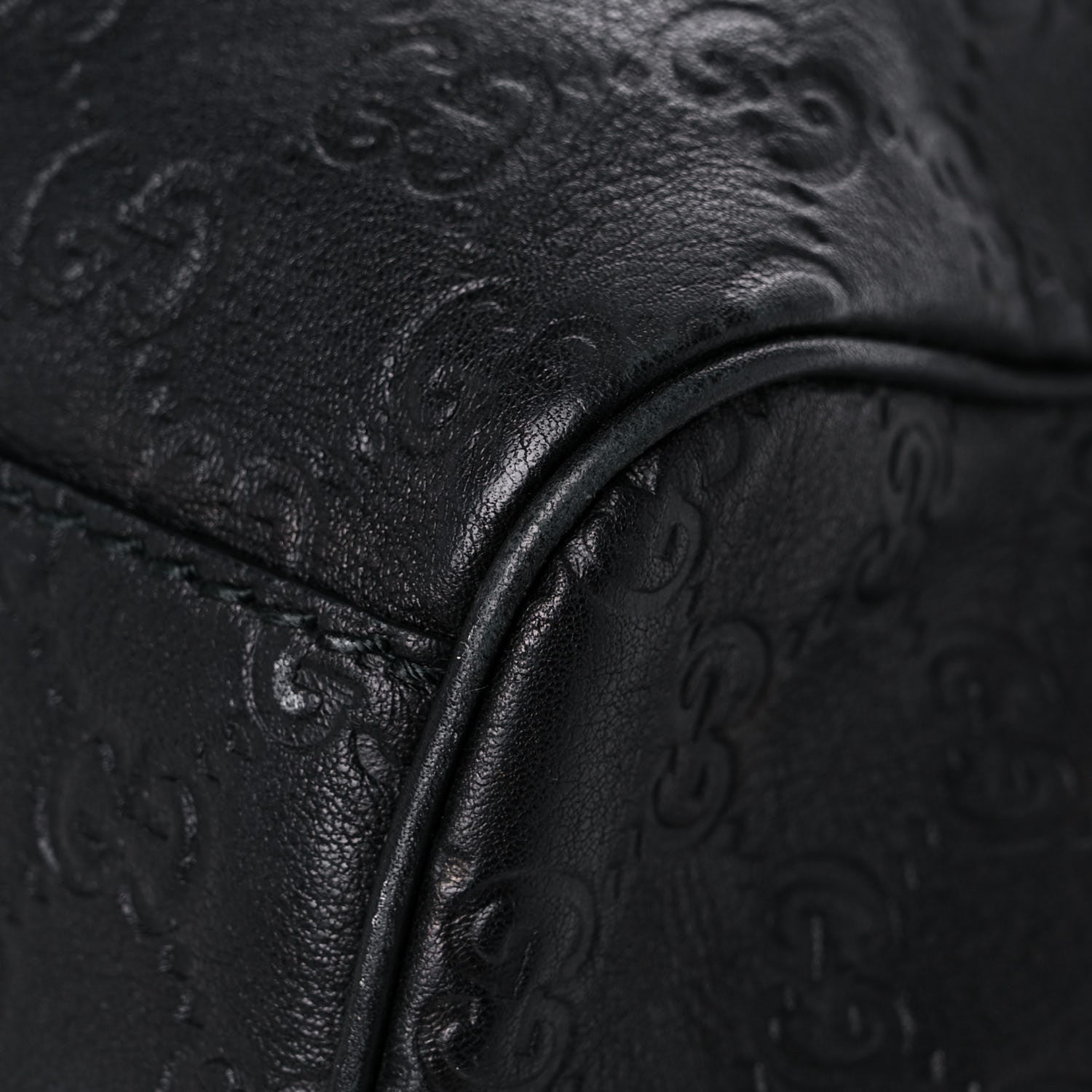 Gucci Guccissima Medium Sukey Tote Black 10 of 22