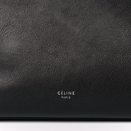 Celine Supple Grained Calfskin Small Long Strap Big Bag Black 7 of 11