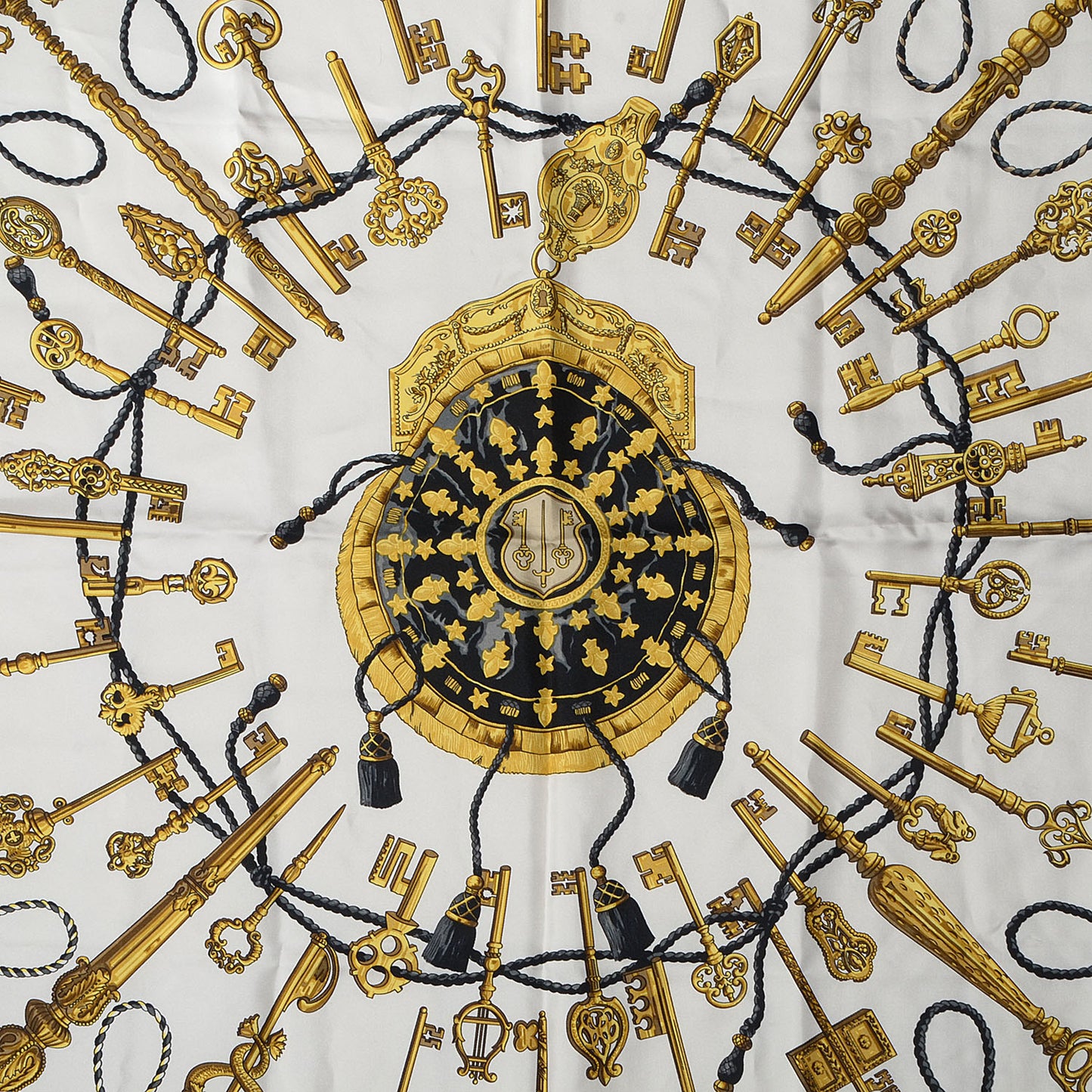 Silk Keys Les Cles Scarf 90