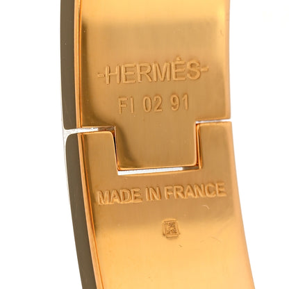 Hermes Enamel Narrow Print H Lift Clic Clac H Bracelet PM 4 of 5