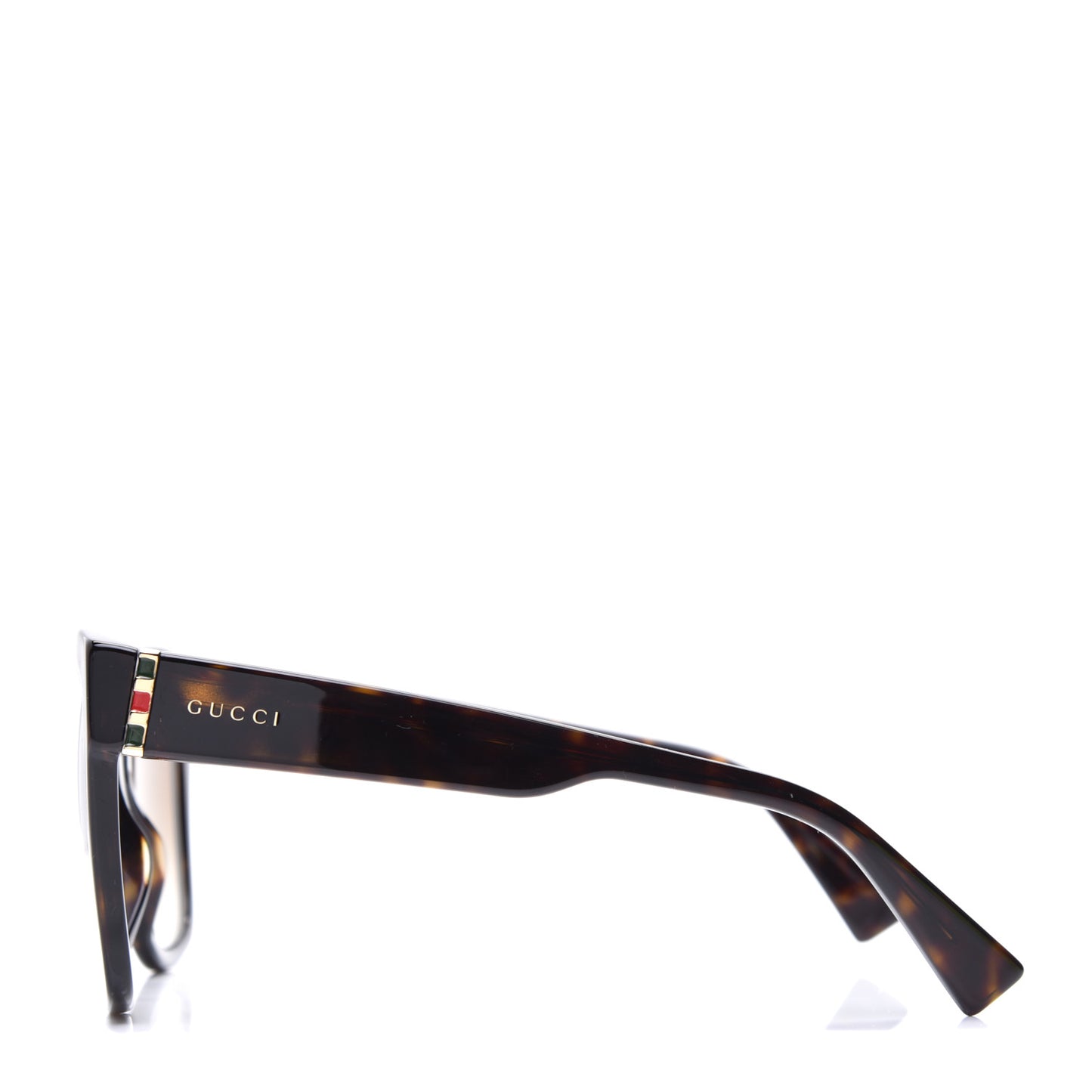 Acetate Square Frame Sunglasses GG0459S Tortoise