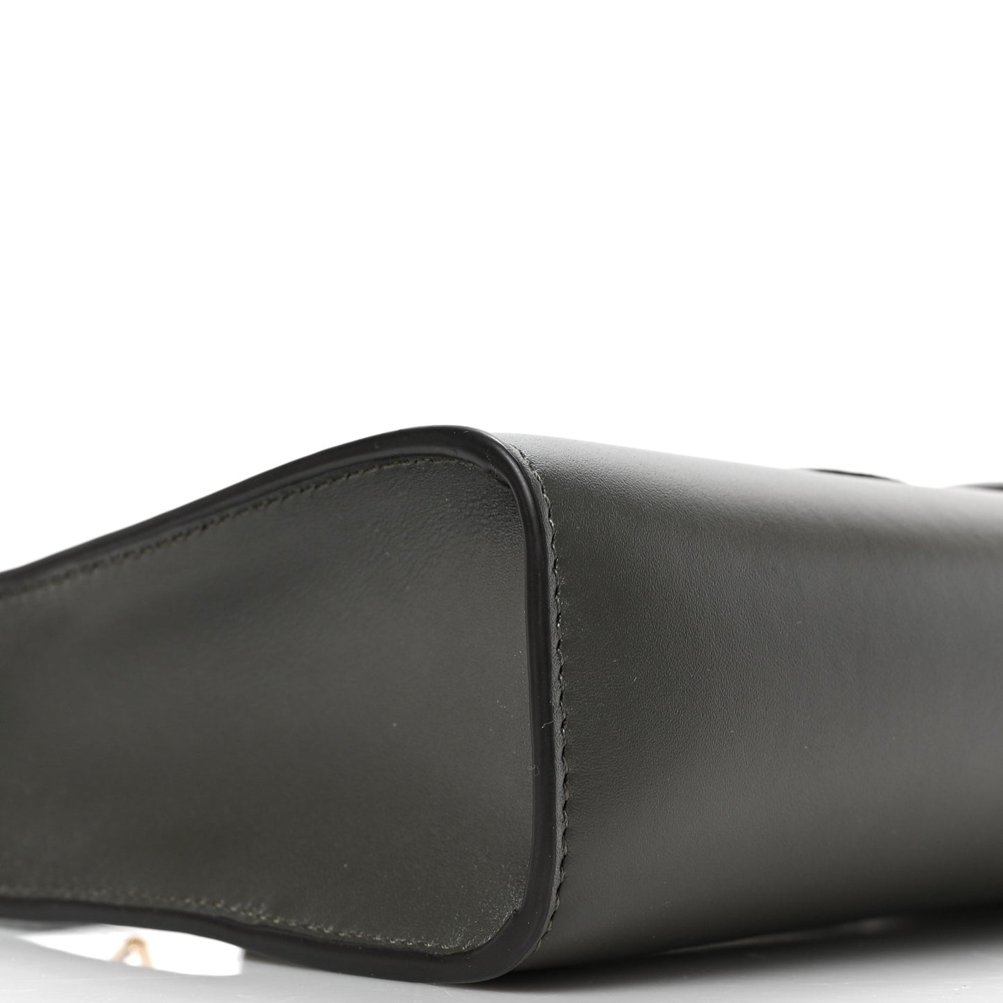 Smooth Calfskin Cuir Triomphe Shoulder Bag Dark Army