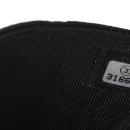 Chanel Caviar Quilted Flap Card Holder Wallet Black 8 of 9
