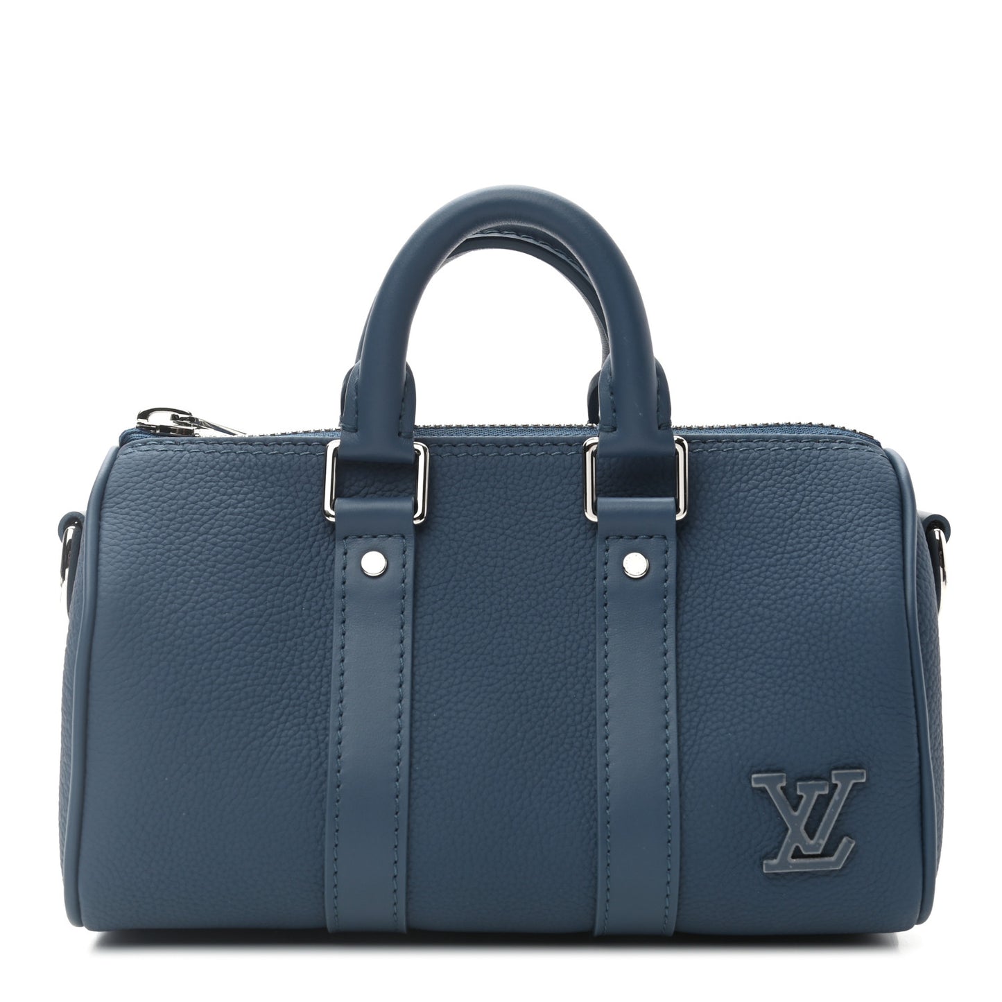 Calfskin Aerogram Keepall XS Blue