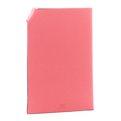 Hermes Epsom Tarmac PM Passport Holder Rose Azalee 2 of 7