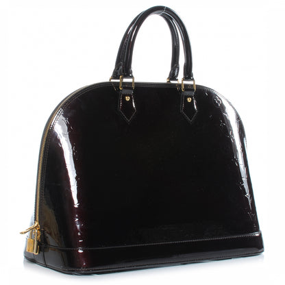 Louis Vuitton Vernis Alma GM Amarante 3 of 7
