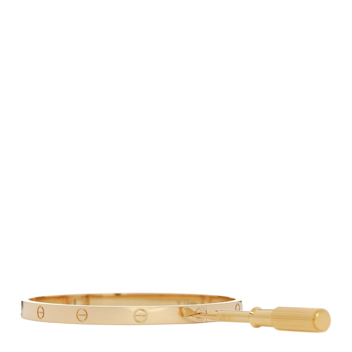 Cartier 18K Yellow Gold Medium LOVE Bracelet 19 3 of 8