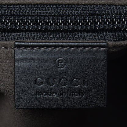 Gucci GG Supreme Monogram Flat Messenger Bag Black 6 of 12