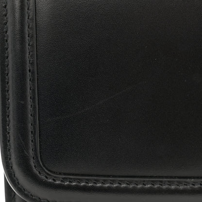 Saint Laurent Box Calfskin Monogram Medium Solferino Satchel Black 12 of 13