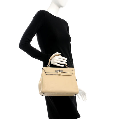 Hermes Taurillon Clemence Kelly Retourne 28 Parchemin 3 of 40