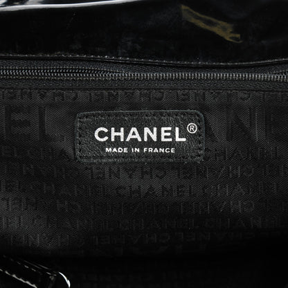 Chanel Vinyl XL Coco Cabas Black 5 of 6
