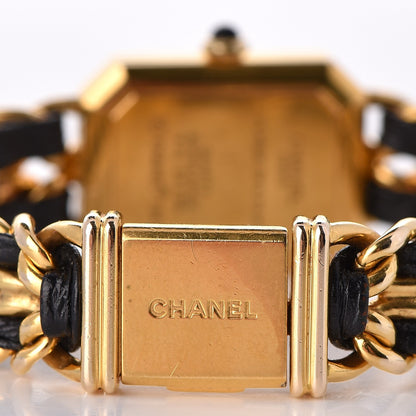 Chanel Stainless Steel Lambskin 20mm Chain Premiere Quartz Watch Gold L 4 of 6