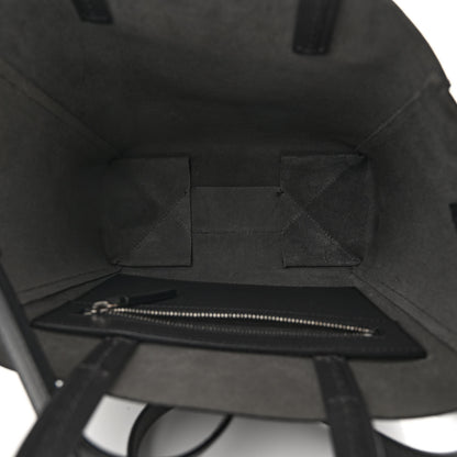 Celine Grained Calfskin Small Vertical Cabas Black 5 of 11