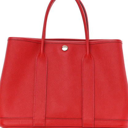 Hermes Epsom Garden Party 30 TPM Rouge Casaque 8 of 10