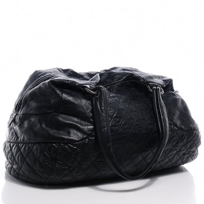 Chanel Aged Calfskin Coco Rider Bowling Bag Black 3 of 7