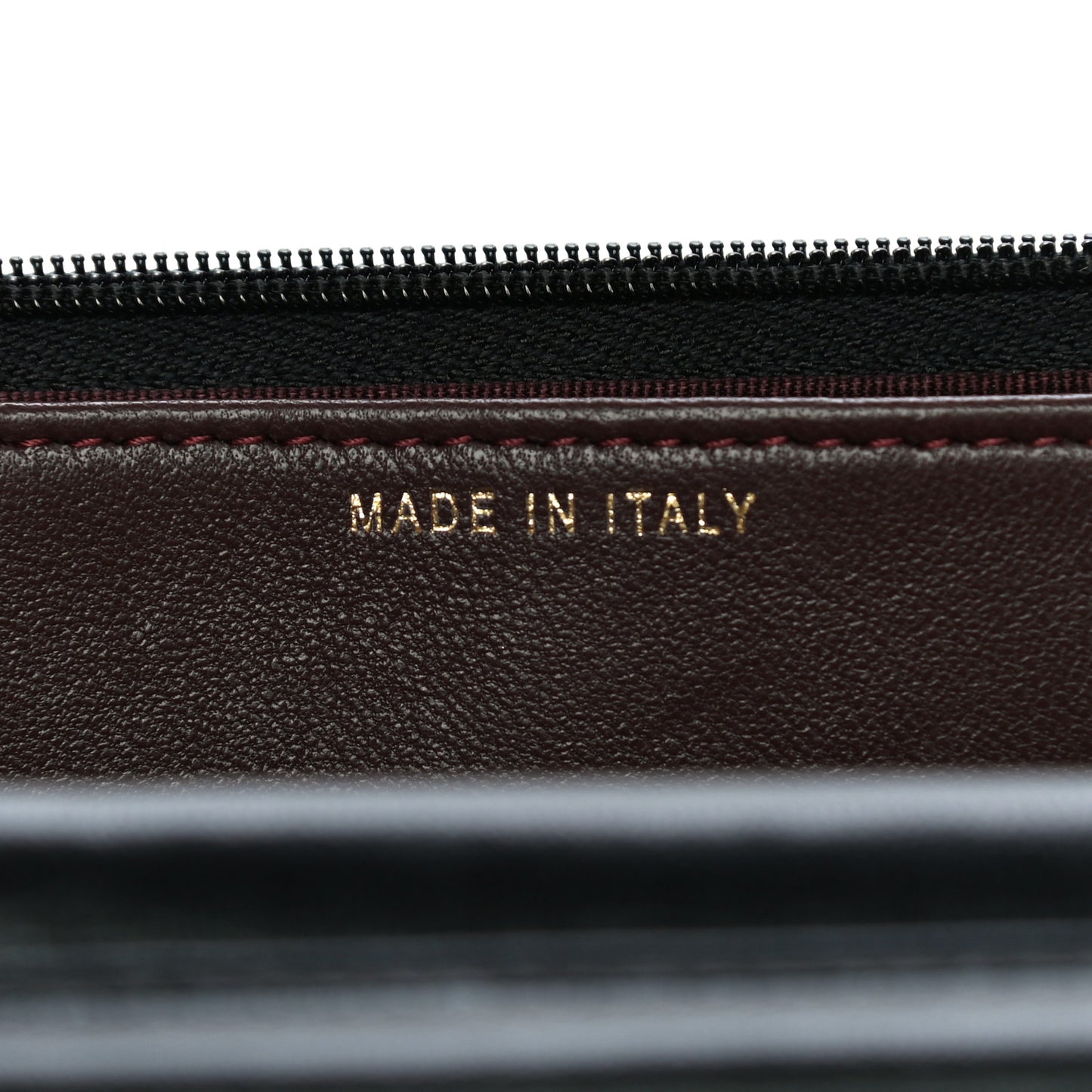 Lambskin Quilted Wallet On Chain WOC Black