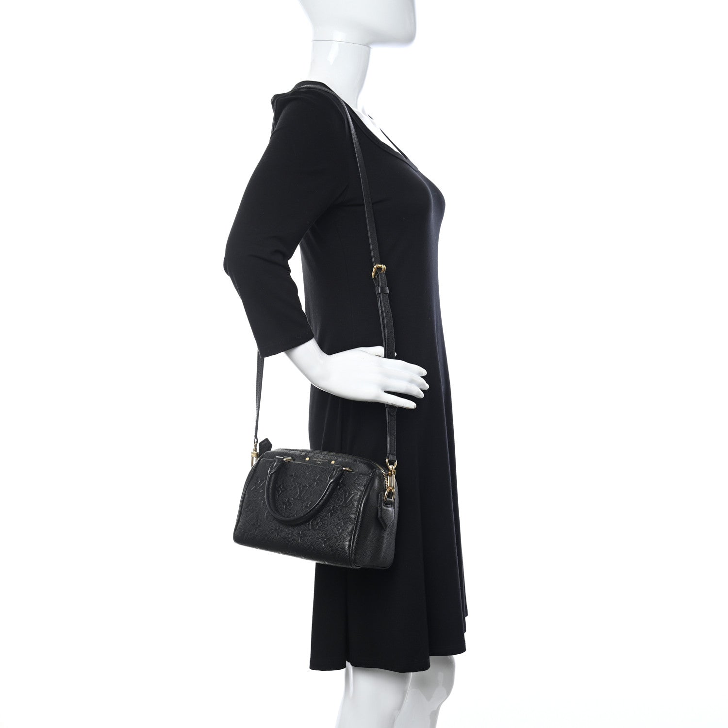 Louis Vuitton Empreinte Speedy Bandouliere 20 NM Black 2 of 10