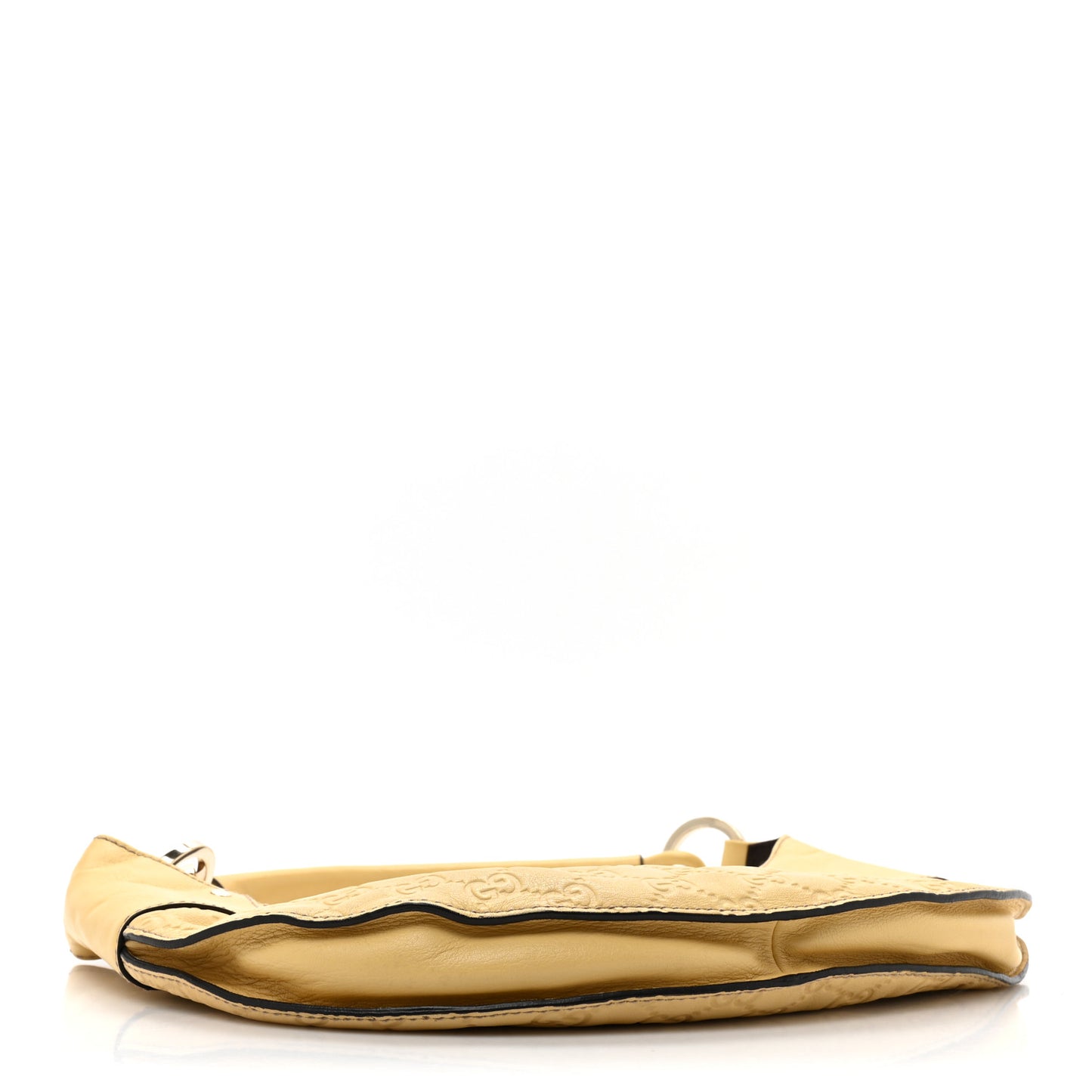 Guccissima Half Moon Hobo Yellow