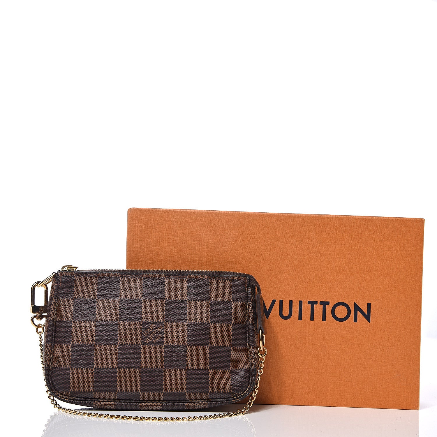 Louis Vuitton Damier Ebene Mini Pochette Accessories 7 of 7