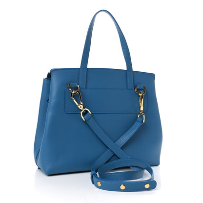 Mansur Gavriel Calfskin Mini Lady Bag Sea Blue 2 of 4