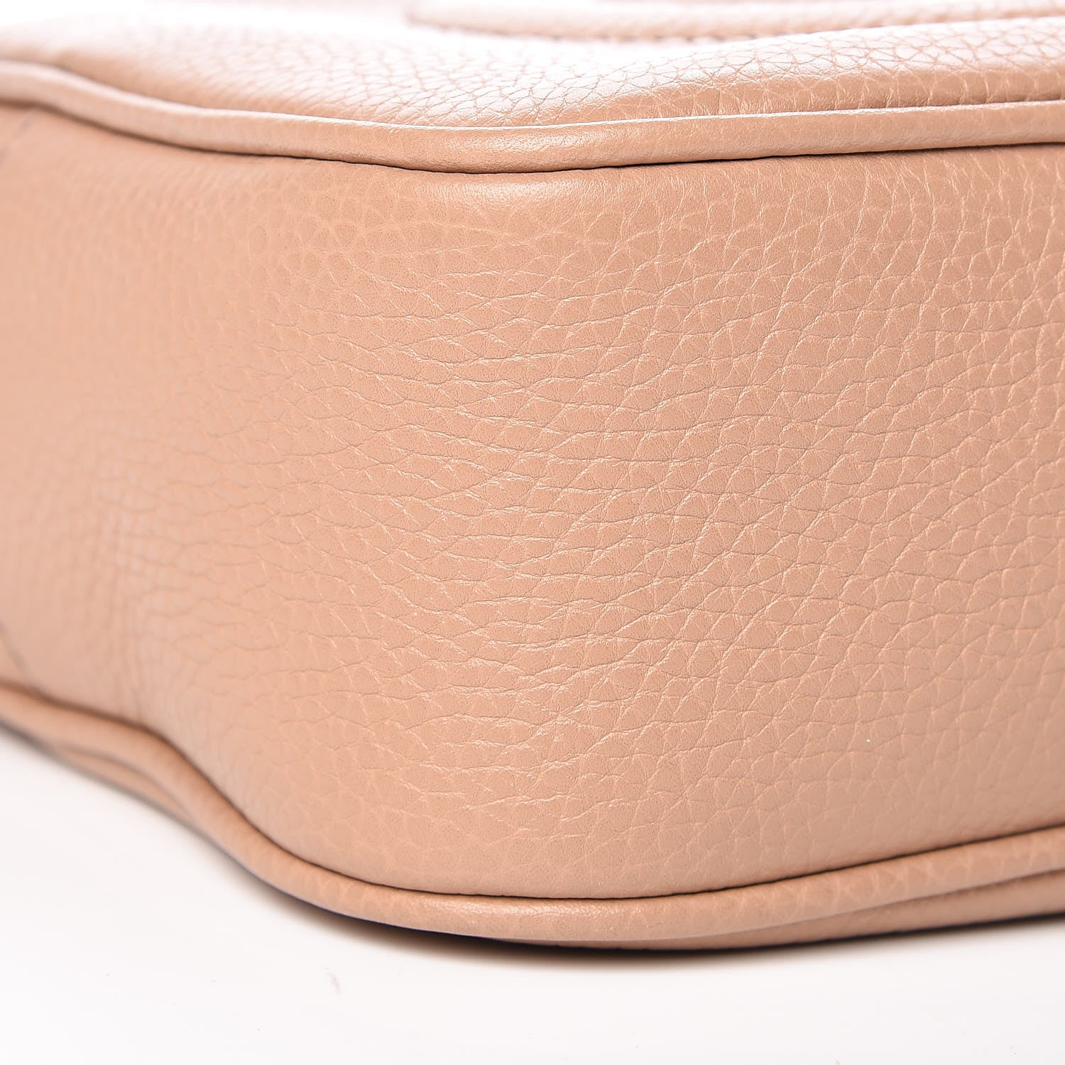 Gucci Pebbled Calfskin Small Soho Disco Bag Rose Beige 8 of 10