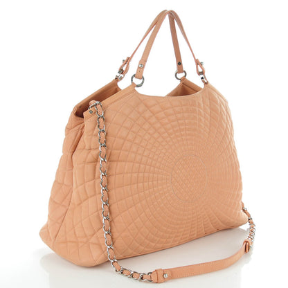 Chanel Iridescent Calfskin Large Sea Hit Tote Pink 3 of 7