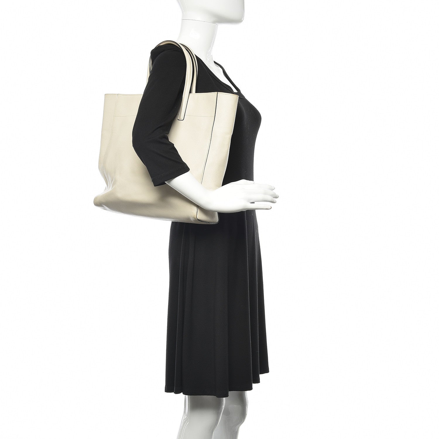Prada Saffiano Soft Tote Talco 2 of 16