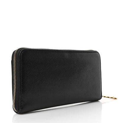Chanel Grained Calfskin Neo Executive Zip Around Wallet Black 5 of 14