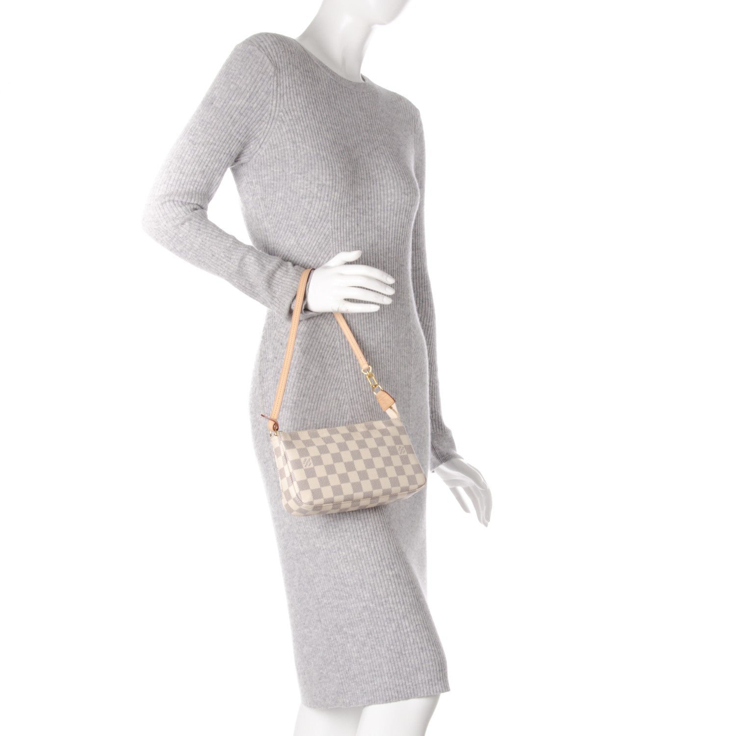 Louis Vuitton Damier Azur Pochette Accessories NM 2 of 7