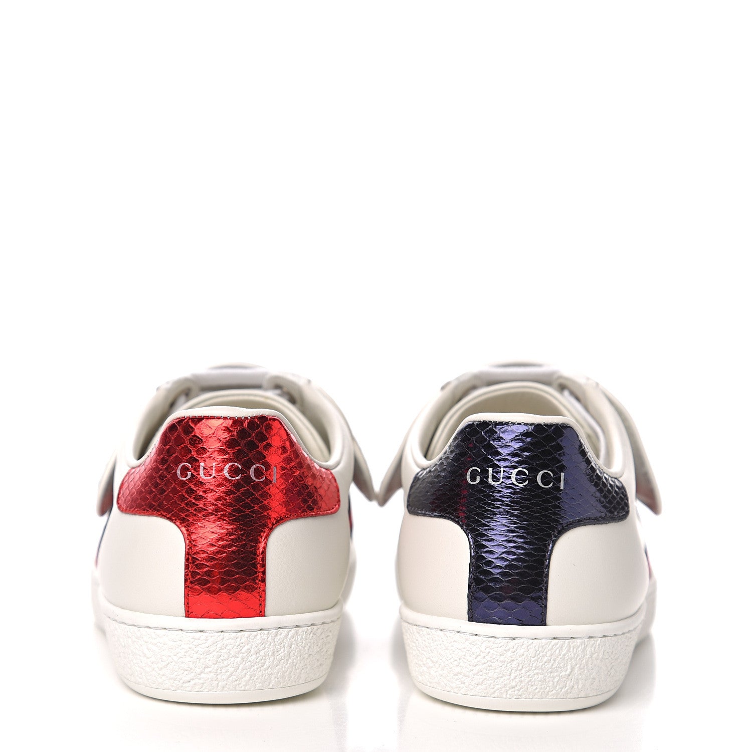 Gucci Calfskin Ayers Blind For Love Embroidered Womens Ace Sneakers 35.5 White 9 of 11