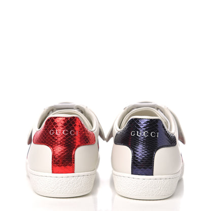 Gucci Calfskin Ayers Blind For Love Embroidered Womens Ace Sneakers 35.5 White 9 of 11