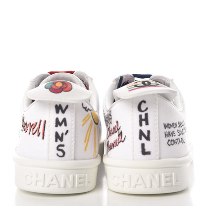 Chanel x Pharrell Williams Calfskin Womens Sneakers 39 White 12 of 14