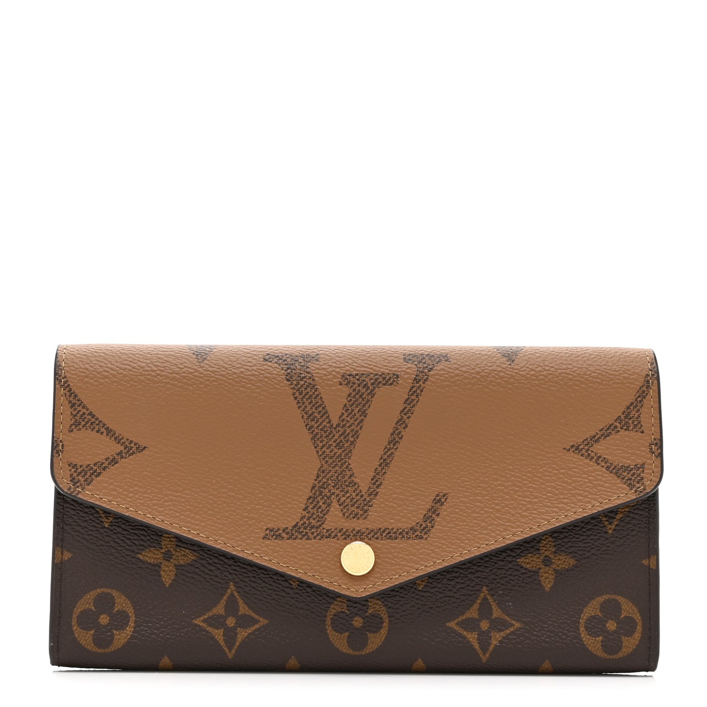 Reverse Monogram Giant Sarah Wallet