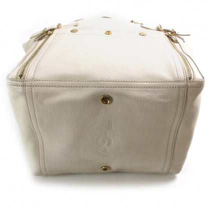 Saint Laurent Large Downtown Tote Ivory 4 of 10