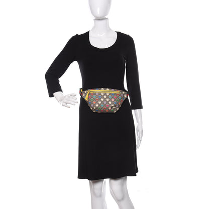 Gucci Soft GG Supreme Monogram Hearts Web Childrens Belt Bag Beige Ebony Multicolor Freesia 2 of 9