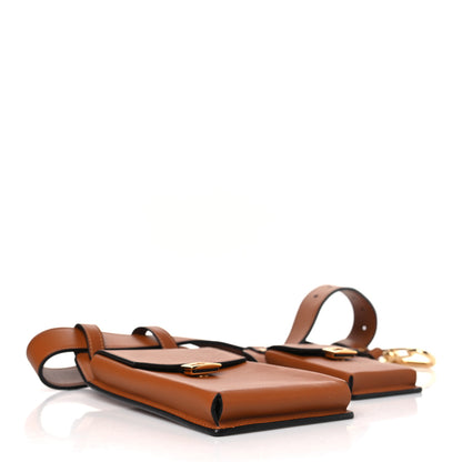 Fendi Vitello Glacier Utility Belt Pouch Cuoio 4 of 8