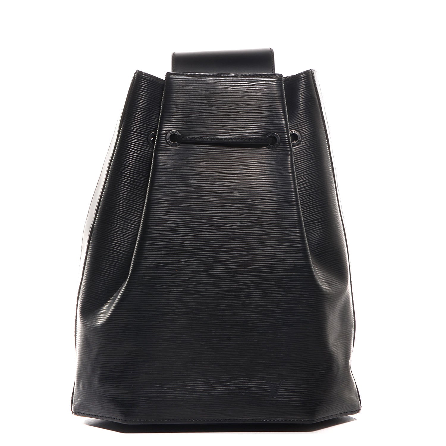 Louis Vuitton Epi Sac a Dos Drawstring Bag Black 1 of 8
