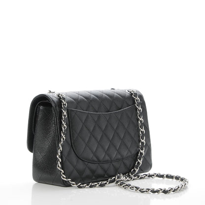 Chanel Caviar Quilted Jumbo Double Flap Black 4 of 9