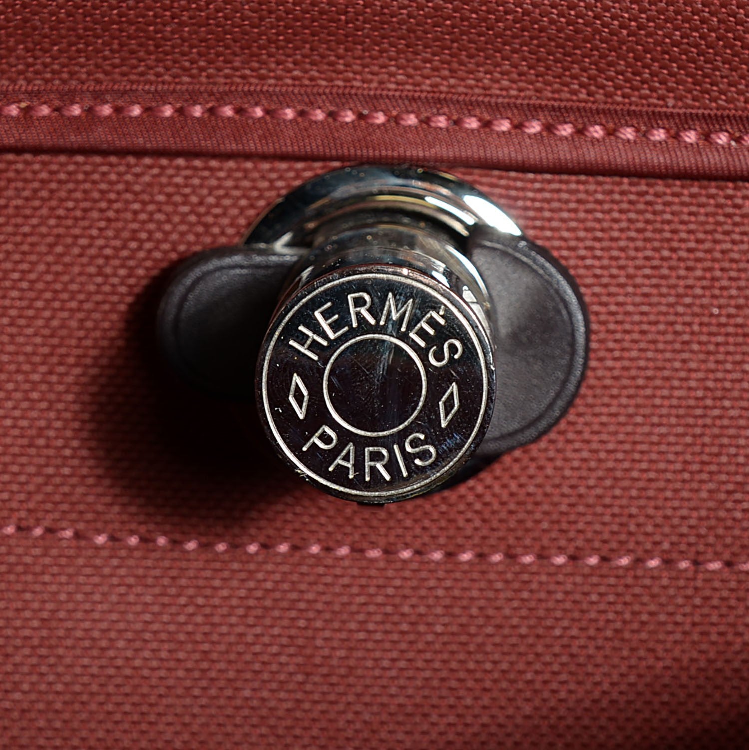Hermes Toile Vache Hunter Herbag Zip 31 PM Rouge H Ebene 7 of 21