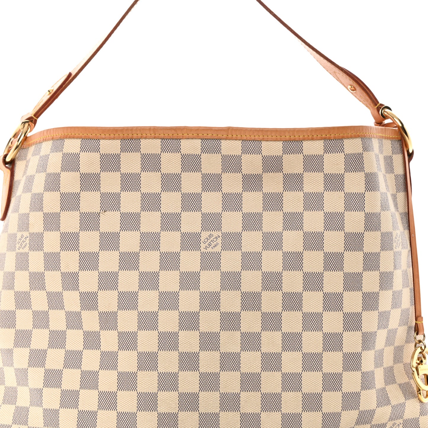 Damier Azur Delightful MM Rose Ballerine