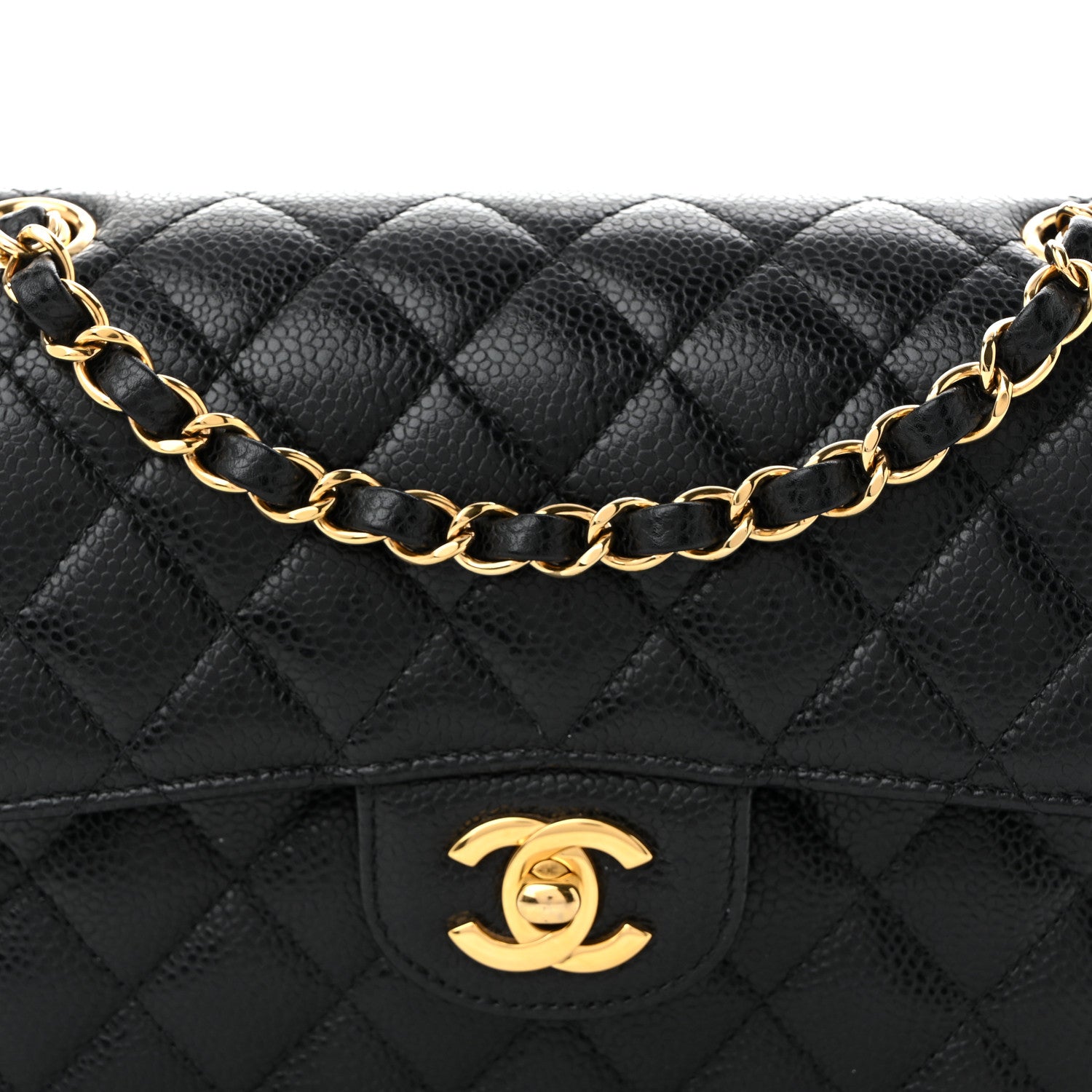Chanel Caviar Quilted Small Double Flap Black 8 of 11
