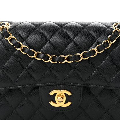 Chanel Caviar Quilted Small Double Flap Black 8 of 11