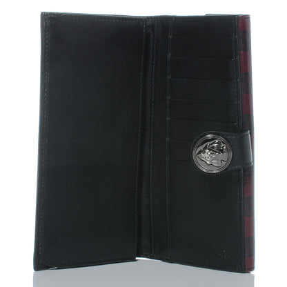 Gucci Crystal Monogram Hysteria Continental Wallet Light Cherry Black 5 of 8