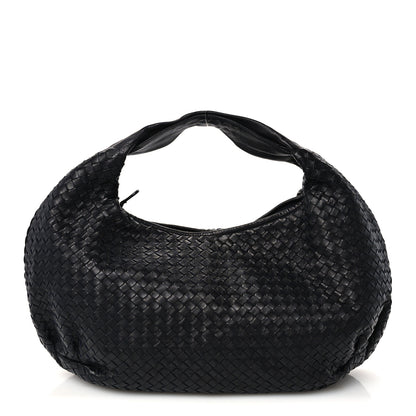 Bottega Veneta Nappa Intrecciato Large Belly Veneta Hobo Black 1 of 11