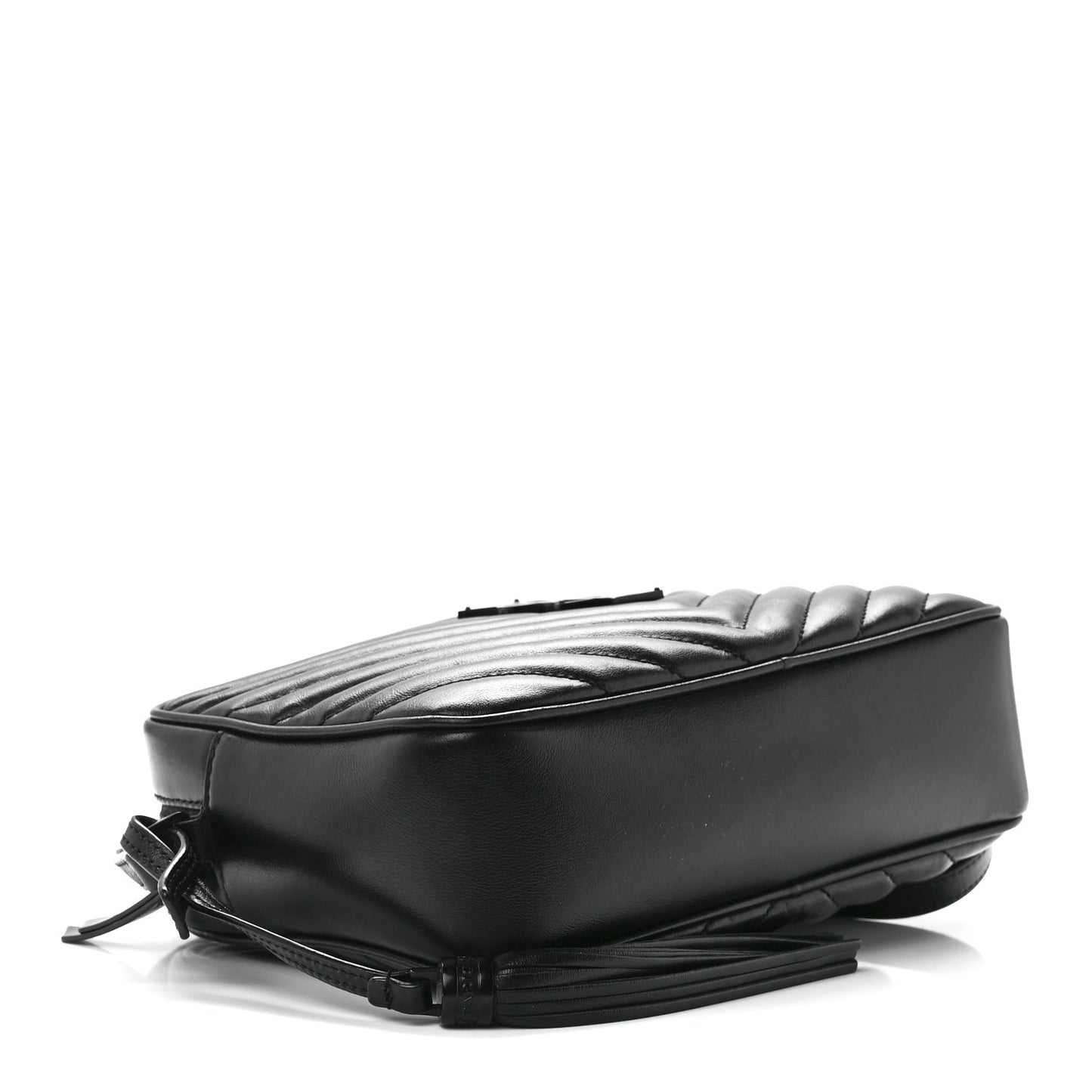 Calfskin Matelasse Monogram Lou Camera Bag Black