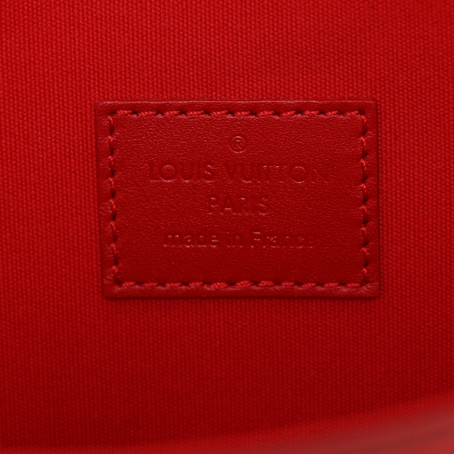 Louis Vuitton Vernis Felicie Pochette Chain Wallet Cherry 7 of 11